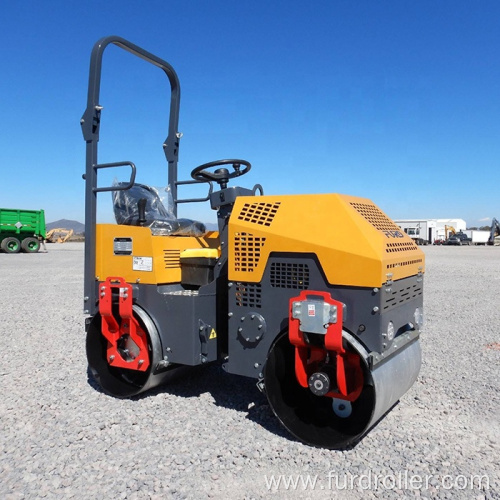 Ride On Double Drum Hydraulic Vibratory Mini Road Roller FYL-880